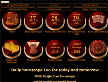 Tablet Screenshot of leo-horoscopes.com